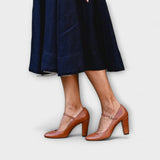 Magdaléna Élégante Mary Jane Chaussures Luxe avec Rembourrage