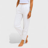 Klára - Pantalons en Lin Stretch