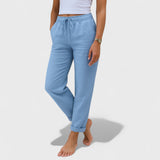 Klára - Pantalons en Lin Stretch