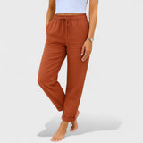 Klára - Pantalons en Lin Stretch