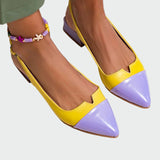 Karolína Élégantes Ballerines Pointues avec Sangle Arrière
