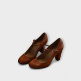 Magdaléna Élégante Mary Jane Chaussures Luxe avec Rembourrage