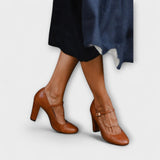 Magdaléna Élégante Mary Jane Chaussures Luxe avec Rembourrage