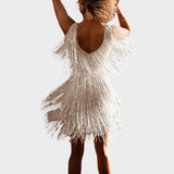 Tasa - Robe mini festive avec franges