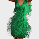 Tasa - Robe mini festive avec franges