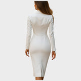 Manja - Blazer robe élégante et ajustée