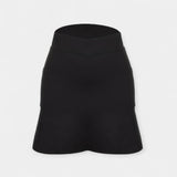 Shorts taille haute avec jupe