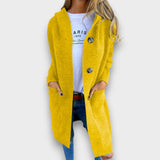 Neža – Cardigan long classique avec boutons