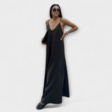 Robe maxi sans manches