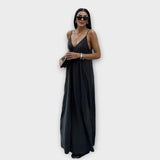 Robe maxi sans manches