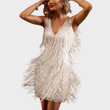 Tasa - Robe mini festive avec franges