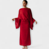 Dana - Robe kimono en lin et coton